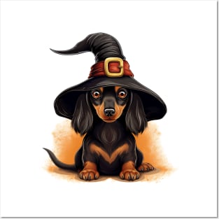 Halloween Dachshund Dog #1 Posters and Art